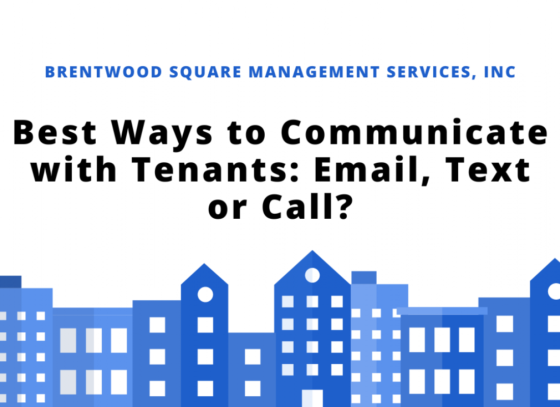 Best Ways to Communicate with Tenants: Email, Text or Call?